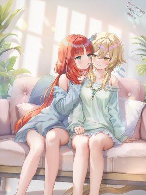 poi氵,妮露,原神,GenshinImpact,女孩子,魅惑的大腿,少女,萤（原神）