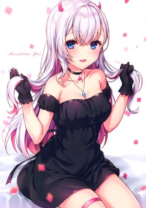 米白粕,礼服,长发,白发