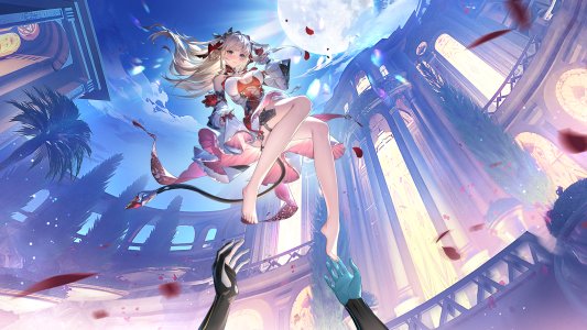 snowbreak:_containment_zone,连衣裙,garter,No-Bra,掀裙