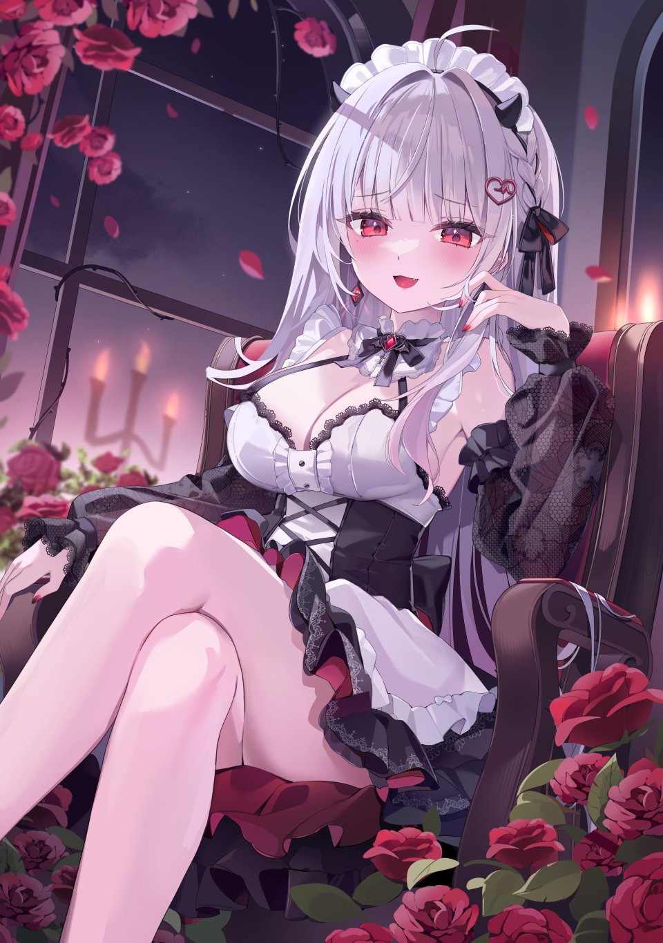 Vtuber 独立虚拟YouTuber Hanamiya_Rica Kithera Single 长发 長身像 视线正对