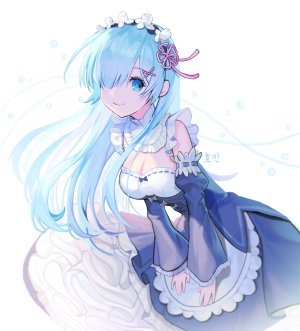 doyoom,蕾姆,从零开始的异世界生活,cleavage,女仆