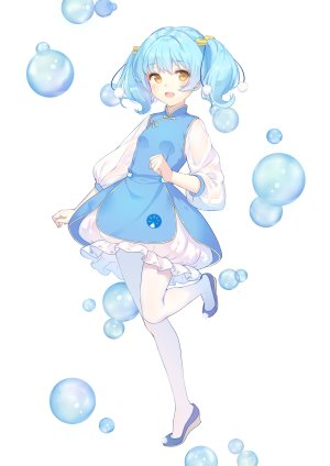 yinchi,汉服,黑丝,初音