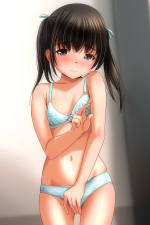 松永紅葉,bra,萝莉,胖次,条纹胖次