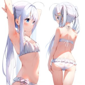 shironora,水着,萝莉,看穿,泳装