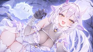 alllisso,独立虚拟YouTuber,兽耳,No-Bra,看穿,丝袜