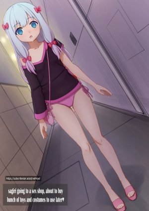 和泉纱雾,黄漫老师,vahn_yourdoom,碧眼,脸红,breasts,全身,长发,长袖,No-Bra,開口,胖次,紫发,衬衫,single,双马尾,下着,白发