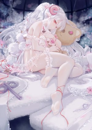 seelehan,兽耳,garter,lingerie,nopan,尖耳,看穿,丝袜