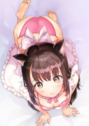 茉崎ミユキ,兽耳,猫耳,泳装