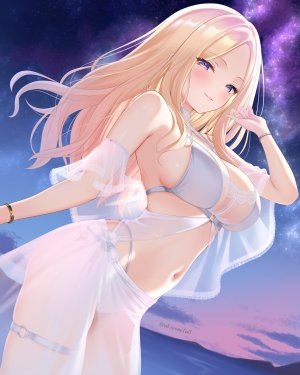 akiei,十王星南,学园偶像大师,偶像大师,水着,garter,看穿,泳装