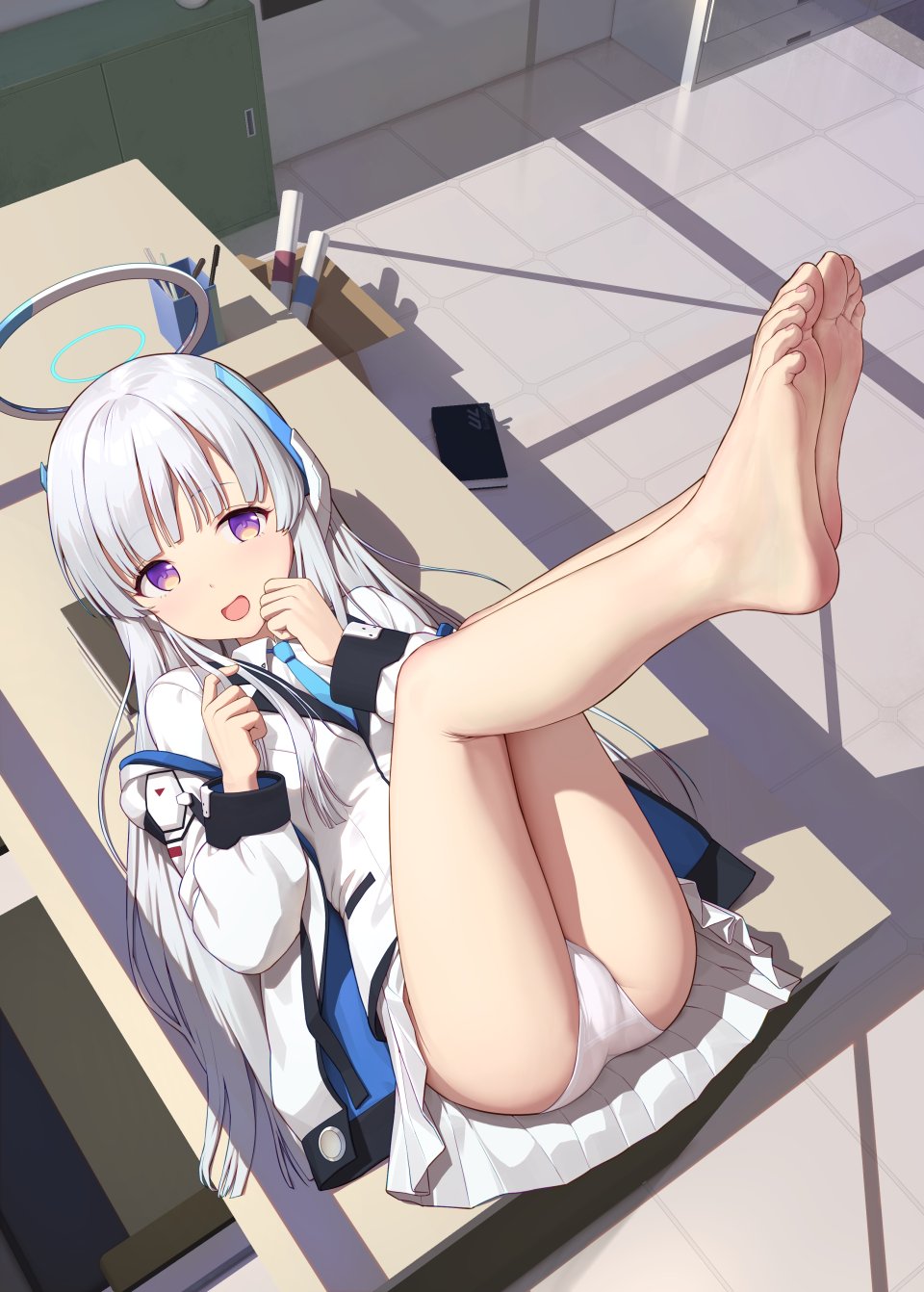 tokinohimitsu,生盐乃爱,蔚蓝档案,光晕,胖次,制服,掀裙