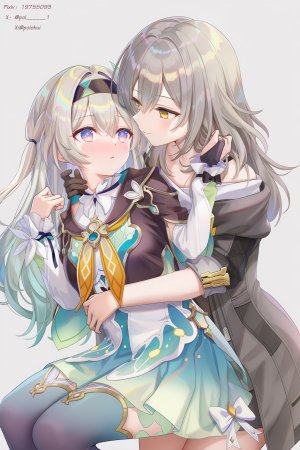 poi氵,崩坏：星穹铁道,流萤（星穹铁道）,崩坏星穹铁道,崩壊:スターレイル,星（星穹铁道）,星ホタ,HonkaiStarRail,流萤,女孩子,百合