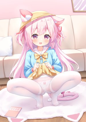 浅痕,如月,碧蓝航线,兽耳,cameltoe,萝莉,猫耳,胖次,裤袜,看穿,制服,掀裙