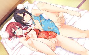 cura,早濑深美,右田日々姫,LOSE社,Maitetsu,露胸,censored,汉服,nipples,No-Bra,nopan,猫咪,蜜汁