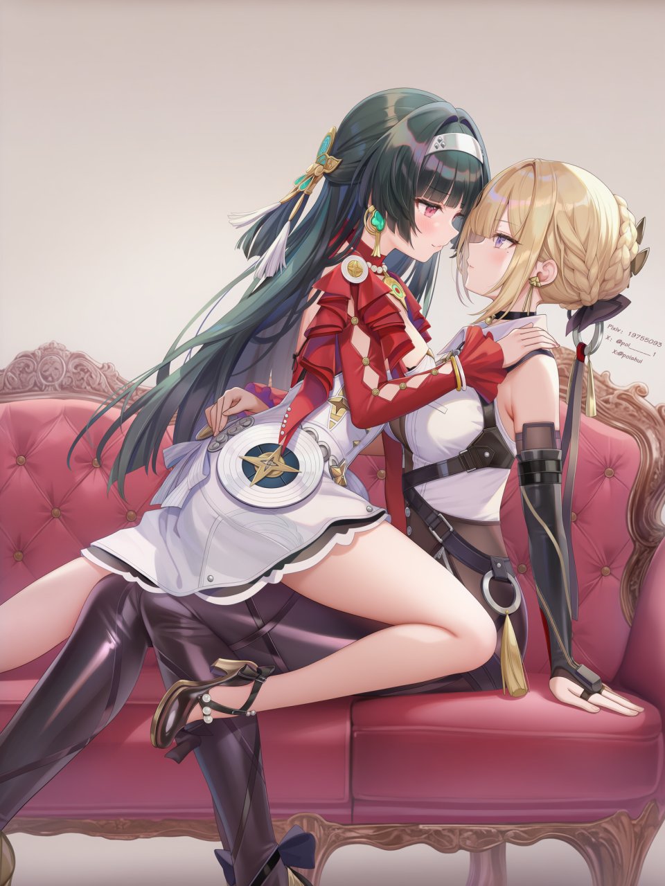 Poi氵 イヴリン・シェヴァリエ アストラ・ヤオ 绝区零 ZenlessZoneZero 女孩子 魅惑的大腿 少女