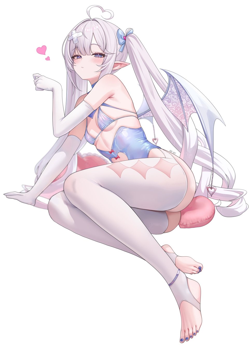 Abpart 创可贴 萝莉 尖耳 长筒袜 泳装 丝袜 翅膀