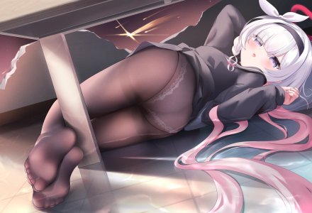 冰糖雪璃,阿洛娜,普拉娜,蔚蓝档案,光晕,萝莉,胖次,裤袜,制服,掀裙