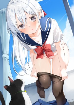 hamaken.,萝莉,猫,胖次,裤袜,看穿,制服,脱衣