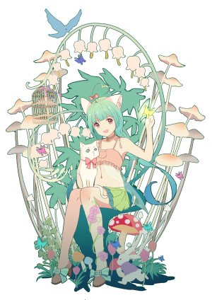 兽耳,bra,lingerie,猫,猫耳