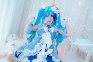 VOCALOID,COS,miku,初音未来,双马尾,冬末miku