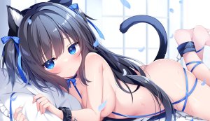 白もち桜,兽耳,areola,捆绑play,猫耳