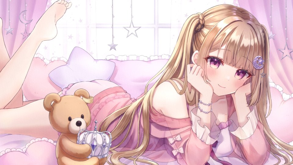 Botamochi Konose_Hinamaru 独立虚拟YouTuber 睡衣 胖次 看穿