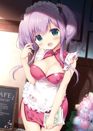 宫坂なこ,汉服,cleavage