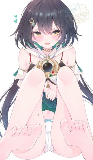 tsuyuri_eri,yunli,崩坏：星穹铁道,汉服,cameltoe,萝莉,胖次,掀裙