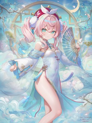 poi氵,女孩子,崩坏星穹铁道,崩坏：星穹铁道,少女,魅惑的大腿,风堇,大腿,旗袍,中国风