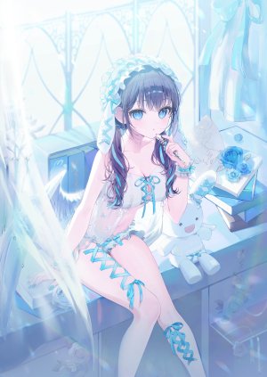 atwomaru,兽耳,灯笼裤,兔耳,lingerie,萝裙,看穿,翅膀