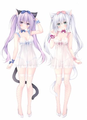 梱枝りこ,藍璃（ありすorありす）,璃星（ありすorありす）,ALICE_OR_ALICE～妹控哥哥與雙胞胎妹妹～,兽耳,cameltoe,lingerie,猫耳,胖次,看穿,丝袜