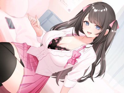 skoll_world,bra,lingerie,胖次,制服,掀裙,丝袜