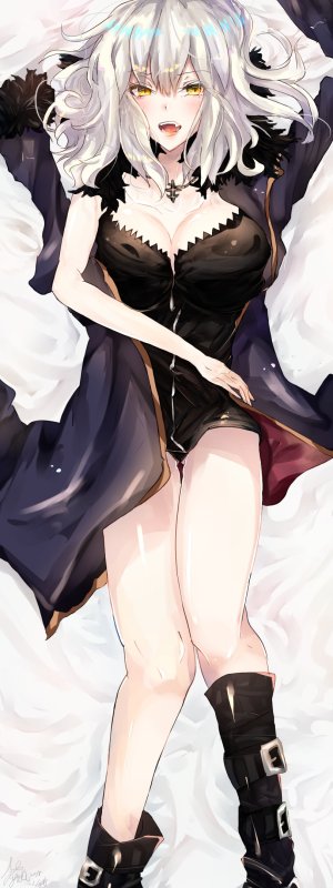 -miRa-,ジャンヌダルクオルタ,Fate/GrandOrder,FGO,魅惑のふともも