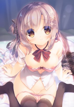 ゆき恵,nipples,胖次,panty_pull,制服,掀裙,Stockings,黑丝