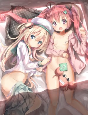 yonjyuugo,葉月ワトラ,霜月ポトフ,萝莉,No-Bra,胖次,panty_pull,制服