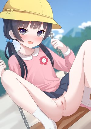 nc731,龙华妃咲,蔚蓝档案,萝莉,nopan,猫咪,制服,掀裙,uncensored