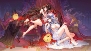 ATDAN,Manjuu,能代,碧蓝航线,连衣裙,No-Bra,看穿,掀裙