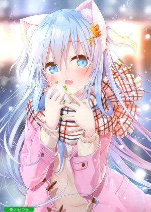 夜ノみつき,兽耳,猫耳,制服