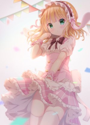 pizzzica,桐间纱路,请问您今天要来点兔子吗?,兽耳,兔耳,萝裙,黑丝