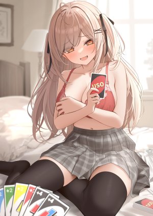 最中_かーる,bra,breast_hold,制服,丝袜