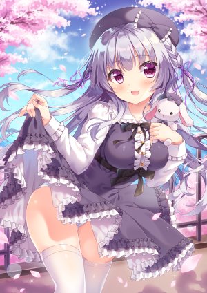 シオノ,breast_hold,连衣裙,哥特式洛丽塔,萝裙,胖次,黑丝