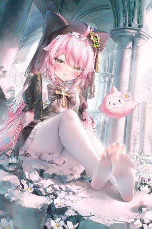 鬼針草,ace_taffy,独立虚拟YouTuber,兽耳,萝莉,猫耳,裤袜,看穿,掀裙