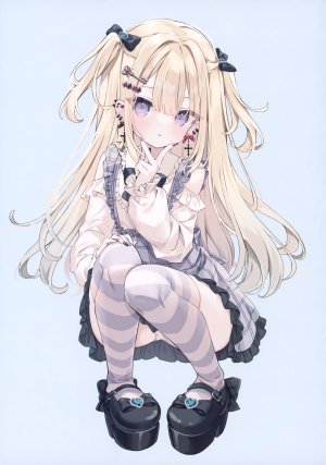 hoshi,usagigo,哥特式洛丽塔,萝莉,萝裙,胖次,掀裙,丝袜