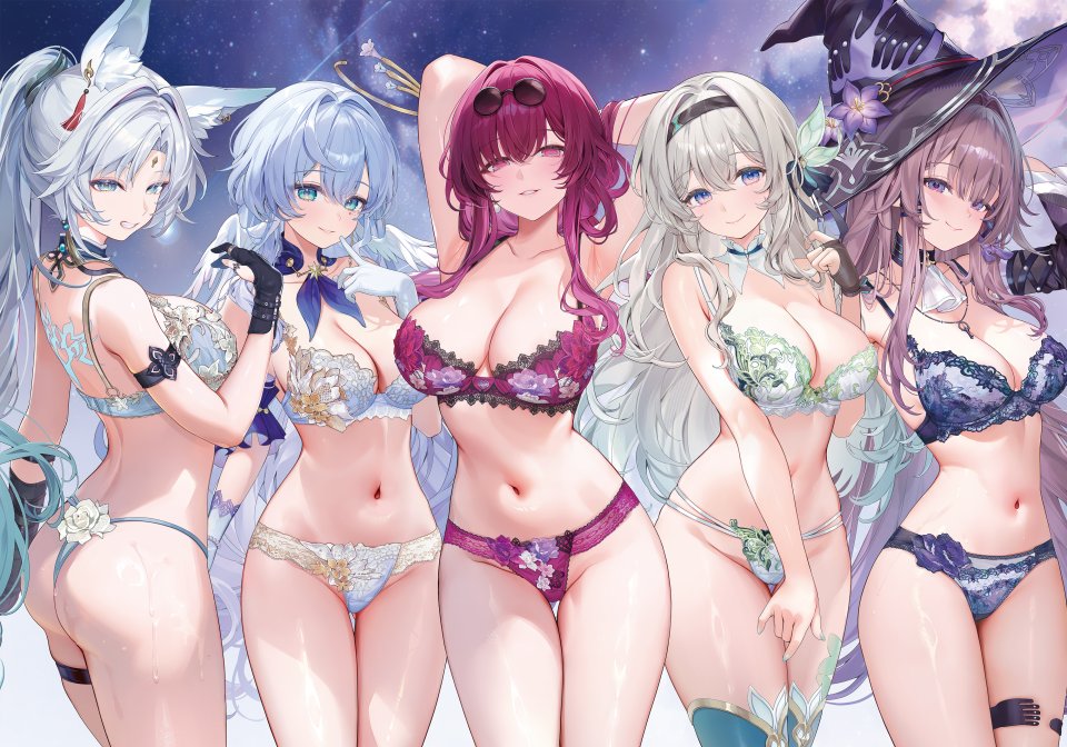 Machi0910 飞霄 卡芙卡 Firefly Herta 知更鸟 崩坏：星穹铁道 Bra