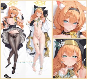 伊落玛丽,蔚蓝档案,ほうき星,兽耳,脸红,三股辫,breasts,cameltoe,猫耳,猫娘,censored,项圈,cross,连衣裙,全身,光晕,长发,长袖,视线正对,横臥,露脐,No-Bra,胖次,裤袜,rose,短裙