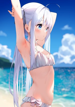 shironora,水着,萝莉,泳装