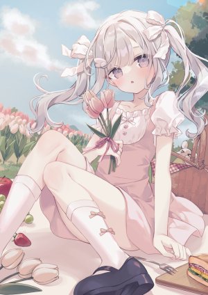 hoshi,连衣裙,掀裙