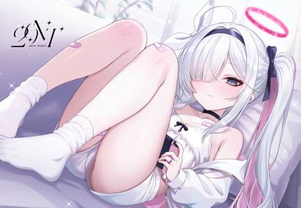fukemachi,阿洛娜,普拉娜,蔚蓝档案,创可贴,光晕,lingerie,萝莉