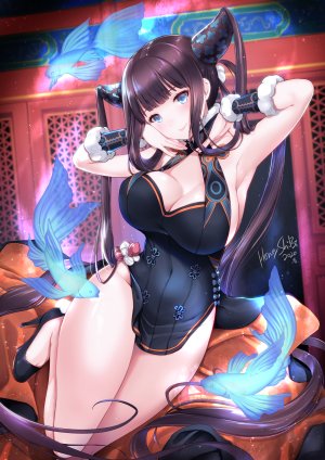 shibi,杨贵妃,Fate/Grand_Order,汉服,cleavage,No-Bra