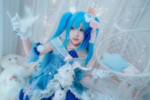 VOCALOID,COS,miku,初音未来,双马尾,冬末miku