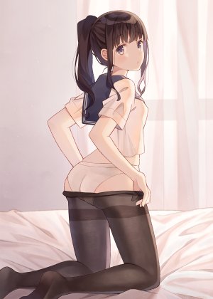 minase_nagi,胖次,黑丝,制服,脱衣